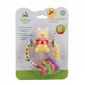 Погремушка  Дисней «Винни Пух»  на кольце (Умка, V06-Rsim)